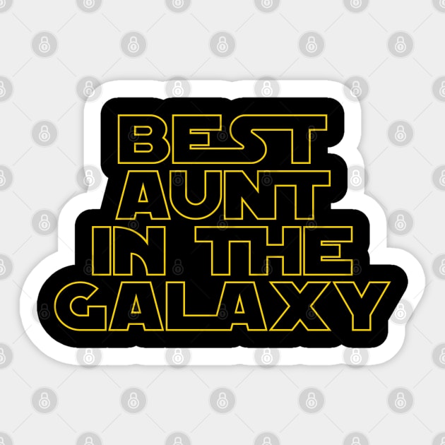 Best Aunt in the Galaxy Sticker by MBK